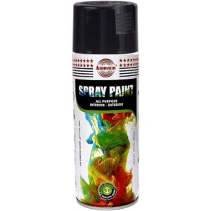 Asmaco All Purpose Interior and Exterior Spray Paint (BLACK)