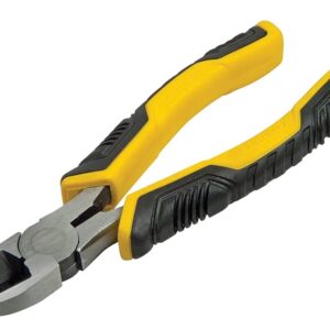 Stanley STHT0-74362 Tools 074362 ControlGrip Diagonal Cutting Pliers 150mm, Yellow/Black
